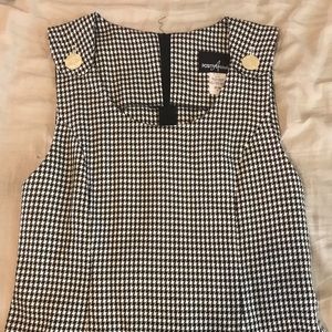 Positive Attitude vintage houndstooth dress
